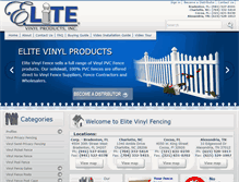 Tablet Screenshot of elitevinyl.com